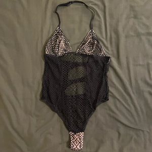 Worn once - Victorias Secret body suit lingerie size L